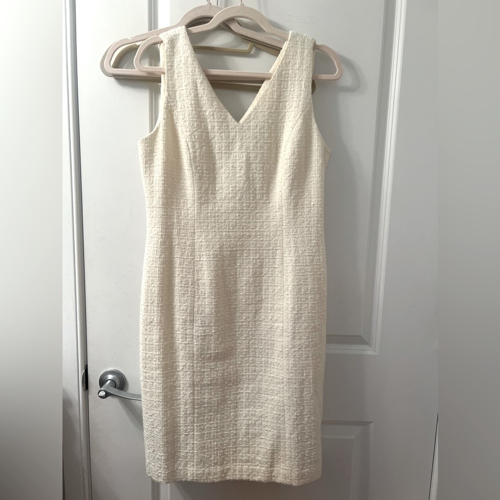 While Anne Klein Tweed dress